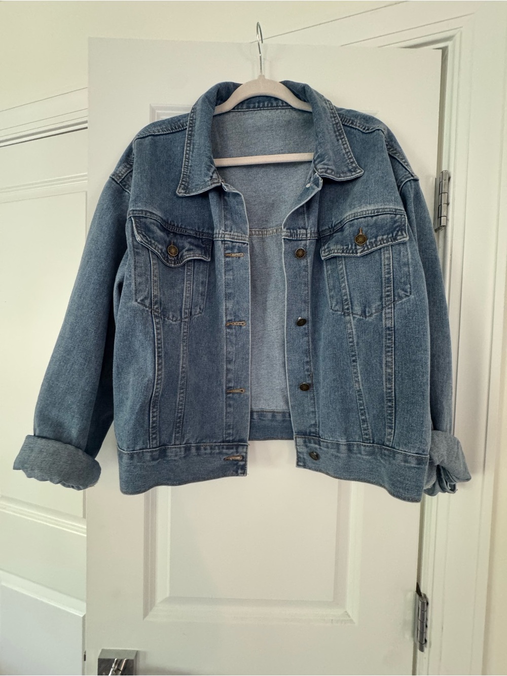 Fashion Nova Light Blue Denim Jean Jacket